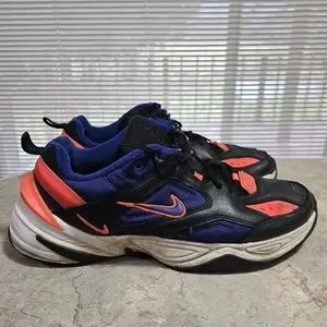 Nike | Shoes | Nike M2k Tekno Black Deep Royal Blue Size 15  display picture 3